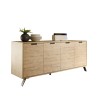 Buffet de rangement pour salon 4 portes 206 cm en bois Kalua Palma Offre