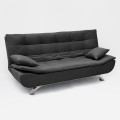Divano letto in microfibra 2 posti Centenario Grigio scuro II Scelta Promozione