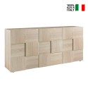 Buffet salon cuisine design 181 cm en bois 3 portes Dama Sm S Vente