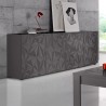 Modernes Design Sideboard 241cm 4 Türen glänzend grau Prisma Rt XL Rabatte