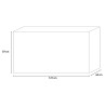 Weiß glänzendes TV-Möbel mit 1 Tür und Schublade, 121cm, Petite Wh Prisma Katalog