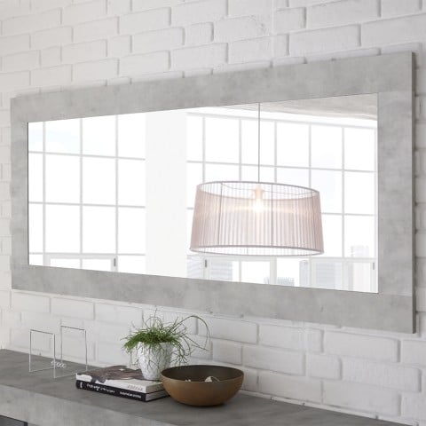 Specchiera da parete 75x170cm specchio con cornice grigio Alma Urbino Promozione