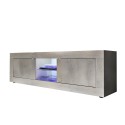 Meuble TV moderne 2 portes en bois 180cm Nolux Pc Basic Offre