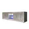 Meuble TV moderne 2 portes en bois 180cm Nolux Pc Basic Offre