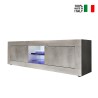 Meuble TV moderne 2 portes en bois 180cm Nolux Pc Basic Vente