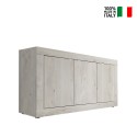 Credenza madia contenitore 3 ante moderno in legno 160cm Modis Pc Basic Vendita