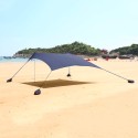 Tente de plage protection UV parasol portable 2.3 x 2.3 m Formentera Prix