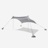 Tenda spiaggia mare gazebo portatile 2,3 x 2,3 m protezione UV antivento Formentera Catalogo