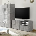 Modernes Design TV-Ständer 121x42cm Beton grau Petite Ct Dama Sales