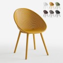 Chaise de jardin moderne extérieur cuisine salle à manger Arielle Offre