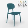 Sedia design moderno polipropilene cucina sala da pranzo esterno Nantes Costo