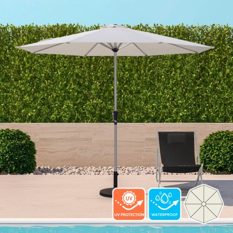 Sonnenschirm für Terrasse Garten  3x3 mit zentrale Stange Flamenco Aktion