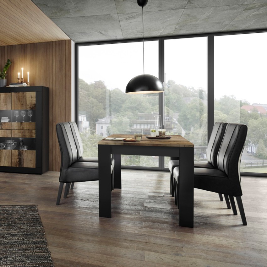 Esstisch Küche 180x90cm Schwarz Holz Industrial Bolero Basic Aktion Esstisch Küche 180x90cm Schwarz Holz Industrial Bolero Basic Aktion