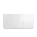 Credenza madia moderna 3 ante bianco lucido 182cm WH M2 Offerta