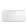 Credenza madia moderna 3 ante bianco lucido 182cm WH M2 Offerta