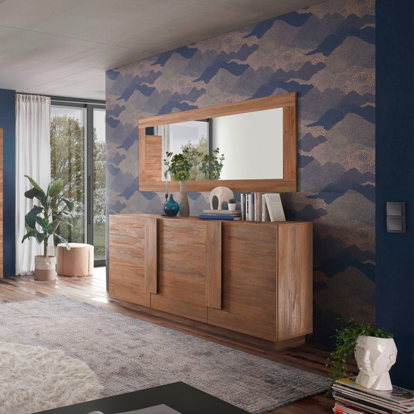 Madia cucina soggiorno 3 ante in legno design moderno Jupiter MR M2 Promozione Madia cucina soggiorno 3 ante in legno design moderno Jupiter MR M2 Promozione