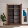 Wohnzimmerschrank Küchensideboard 2 Türen Holz h193cm Jupiter MR High Auswahl