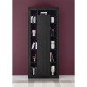 Moderne schwarze Säulenbibliothek aus Holz h217cm mit mittlerer Tür Jote NR. Rabatte