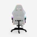 Poltrona gaming per bambini luci LED RGB sedia ergonomica Pixy Junior Modello