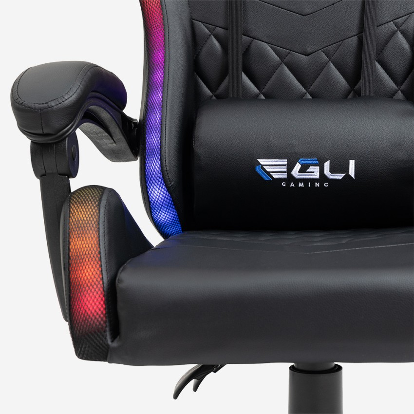 The Horde XL poltrona gaming ufficio LED RGB ergonomica reclinabile