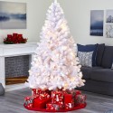 Albero di Natale bianco artificiale 240cm realistico extra folto Zermatt Saldi
