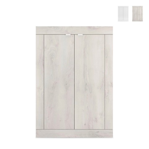Buffet d'entrée multifonction 2 portes 78x116cm Basic Jessy Promotion