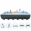 copy of Intex 26368 Ex 26362 Ultra Xtr Premium Frame Rechteckig Aufstellpool 732x366x132 Sales