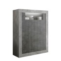 Sideboard wohnzimmer hohe anrichte modern beton schwarz 2 türen Sior CX Angebot