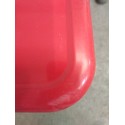 sgabello Lix industrial con schienale metallo steel top rosso ii scelta Vendita