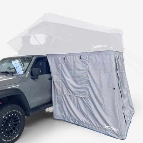 Veranda estensione tenda da tetto auto cabina spogliatoio campeggio Quietent M Promozione