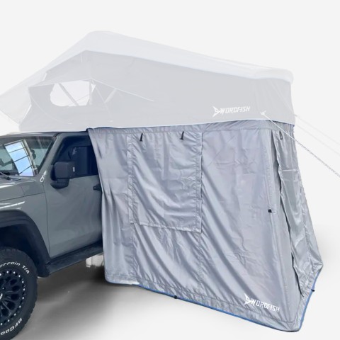 Cabina spogliatoio veranda estensione tenda da tetto auto campeggio Quietent L Promozione