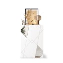 Credenza mobile soggiorno ingresso bianco lucido 2 ante specchio Elise Offerta