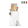 Credenza mobile soggiorno ingresso bianco lucido 2 ante specchio Elise Vendita
