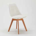 Table Ronde Noire 70x70cm 2 Chaises Colorées Intérieur Bar Café Nordica Cosmopolitan 