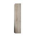 Hängender Badezimmerschrank, 1-türig, weiß, Holz, Bax Angebot
