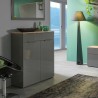 Meuble polyvalent entrée salon buffet 2 portes et 1 tiroir Clyde Promotion