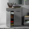 Mehrzweck-Kommode mit 2 Türen und 1 Schublade für Flur und Wohnzimmer Clyde Angebot