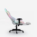 Ergonomischer Gamingstuhl mit Fußstütze Sessel Bürostuhl LED RGB Pixy Comfort Lagerbestand