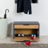 Vielseitige Schuhbank für den Eingangsbereich mit 1 Tür und 1 Schublade Garet Angebot