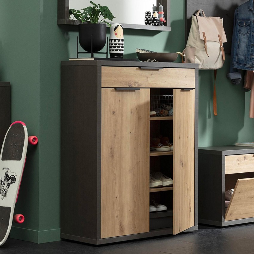 Mobile 2 ante 1 cassetto multiuso ingresso credenza soggiorno Harmon Promozione Mobile 2 ante 1 cassetto multiuso ingresso credenza soggiorno Harmon Promozione