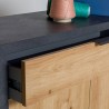 Mobile 2 ante 1 cassetto multiuso ingresso credenza soggiorno Harmon Sconti