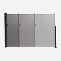 Paravent extérieur rétractable 180x300 brise-vue Hyde XL 