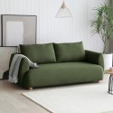 Drei-Sitzer Sofa aus Stoff im modernen nordischen Design, 196cm, Grün Geert. Verkauf