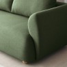 Divano 3 posti tessuto stile moderno nordico design 196cm verde Geert Saldi