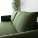 Divano 3 posti tessuto stile moderno nordico design 196cm verde Geert Sconti