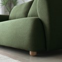 Drei-Sitzer Sofa aus Stoff im modernen nordischen Design, 196cm, Grün Geert. Katalog