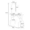 Table de toilettage pliante avec laisse pour chiens et chats Mastiff 