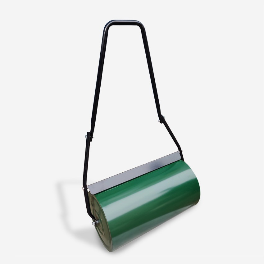 Rouleau à gazon en acier 45 litres avec sable et eau Grassy Promotion Rouleau à gazon en acier 45 litres avec sable et eau Grassy Promotion