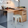 sgabello da bar cucina metallo stile industriale steel rocket Misure