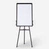 Lavagna magnetica con cavalletto 90x60cm blocco fogli carta Cletus M Sconti